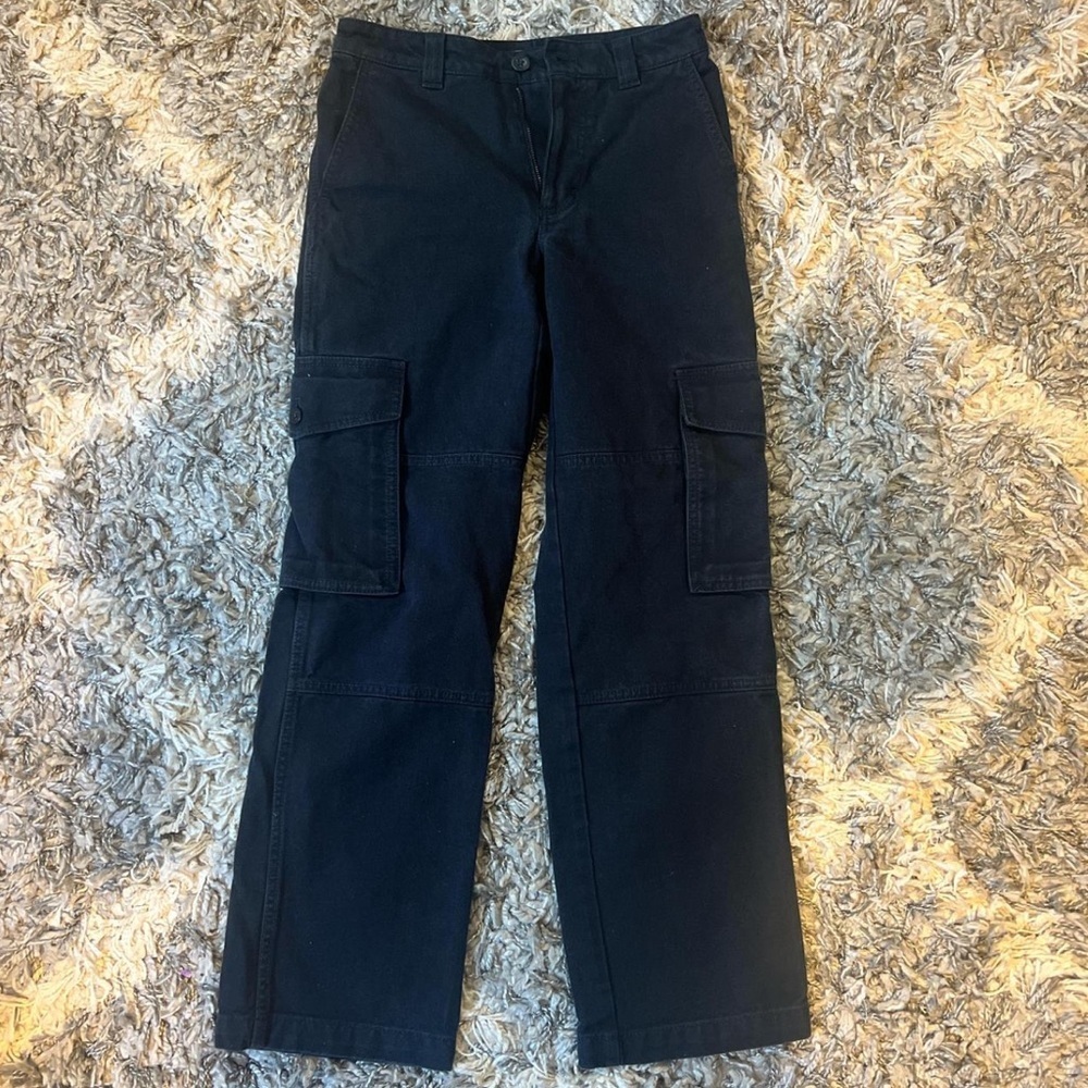 Aritzia TNA Black Cargo Pants size 4 100% cotton - Picture 4 of 6
